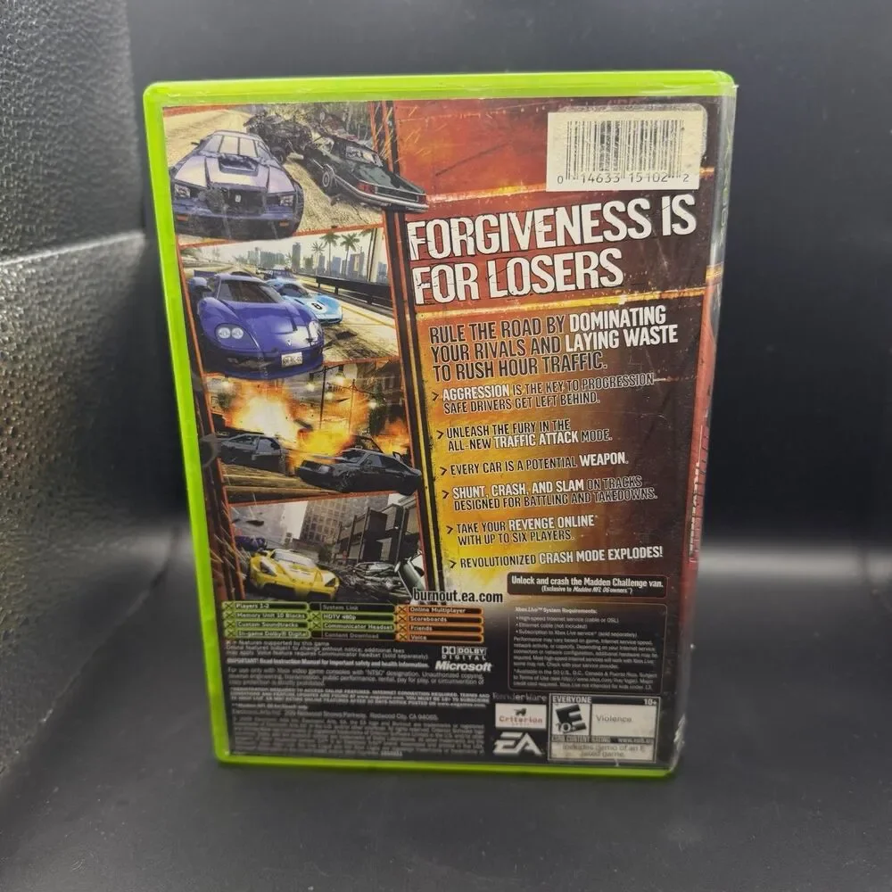 Burnout Revenge XBOX Game CIB